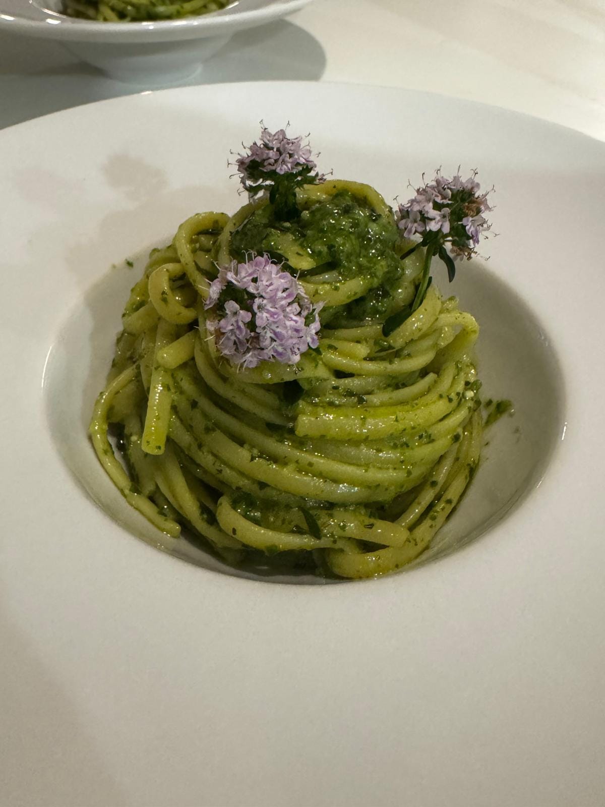 Lovage-Savory Pesto